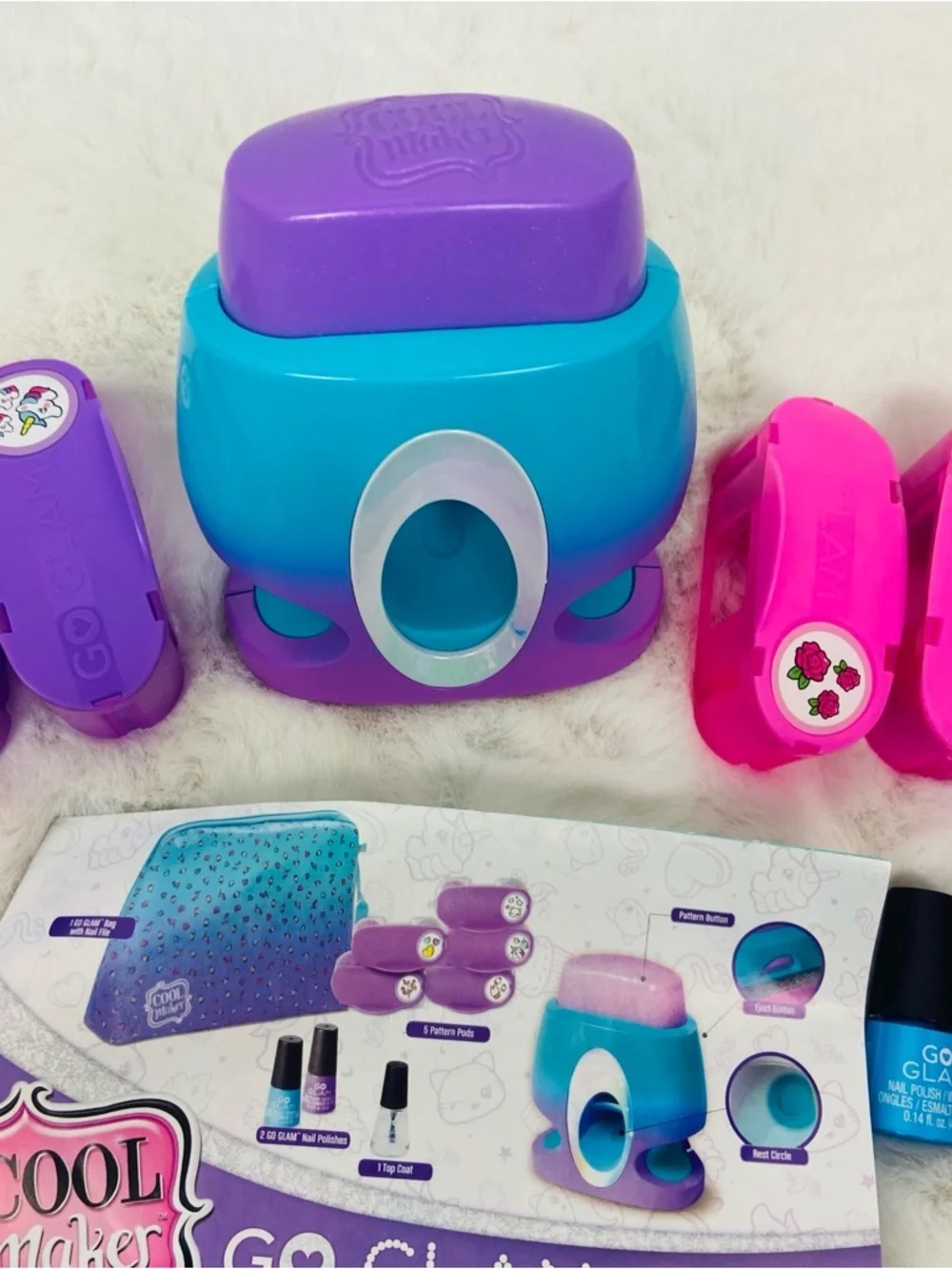 Cool Maker Go Glam Nail Stamper, a DIY manicure set for kids